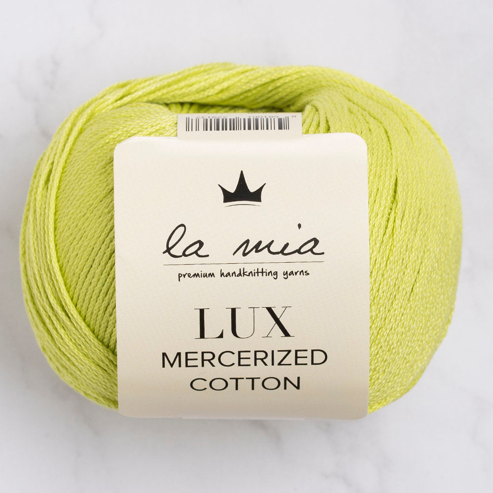 La Mia Lux Mercerized Cotton Fıstık Yeşili El Örgü İpi - 150
